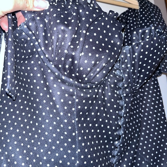 House of CB Paloma black & white polka dot dress - Picture 5 of 9
